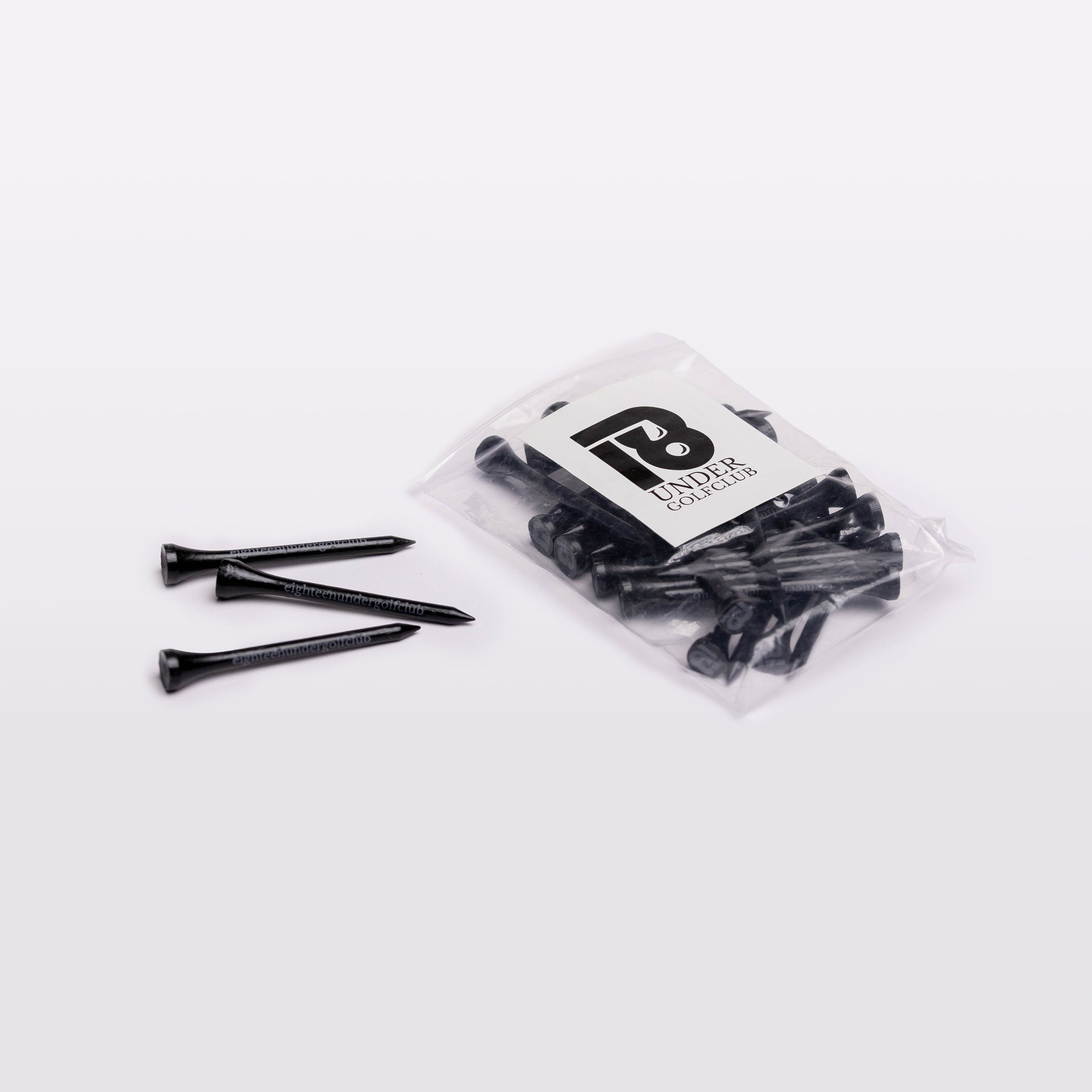 18Under Black Bamboo Tee‘s 30 Stk.