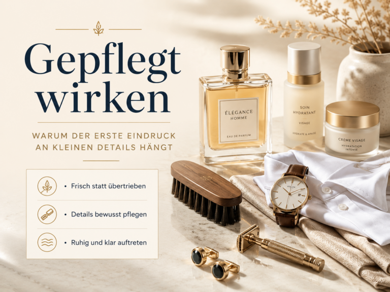 gepflegt wirken