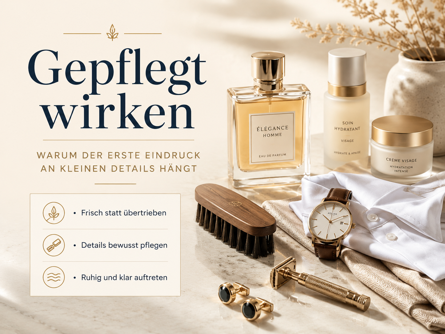 gepflegt wirken
