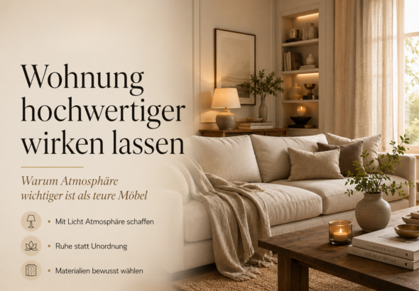 Wohnung hochwertig wirken lassen